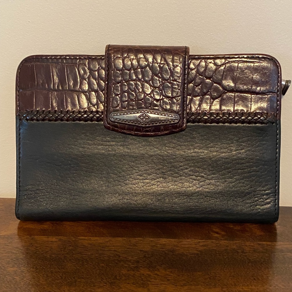 Vintage Brighton checkbook wallet, EUC